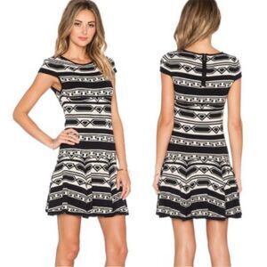 Alice + Olivia Aztec Darby Knit Sweater Dress Size S
